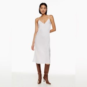 Wilfred Only Slip Dress in SCARLET RED. Size Small.